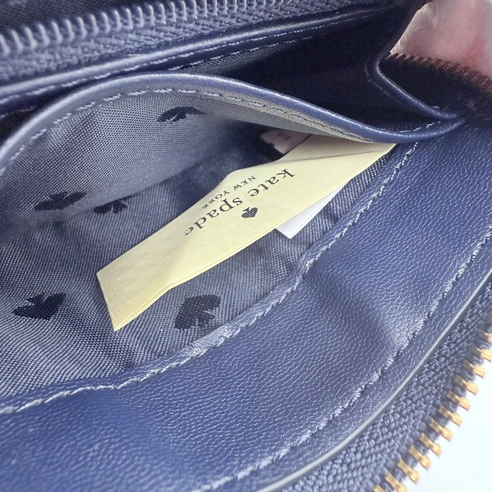 Kate Spade Briar Lane Denim Blue Wallet - Picture 8 of 8